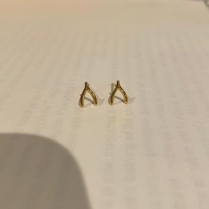 Wishbone earrings